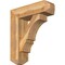 Ekena Millwork Balboa Craftsman Rough Sawn Bracket w/ Offset Brace, Western Red Cedar, 8"W x 26"D x 30"H BKT0806X26X30BOA04RWR - alternate 1
